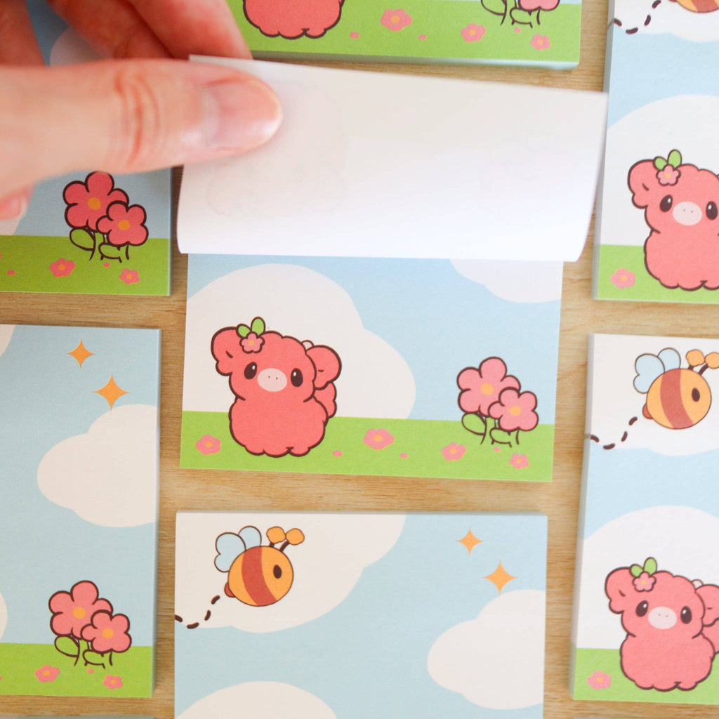 Fuwuffle Highland Cow Sticky Note