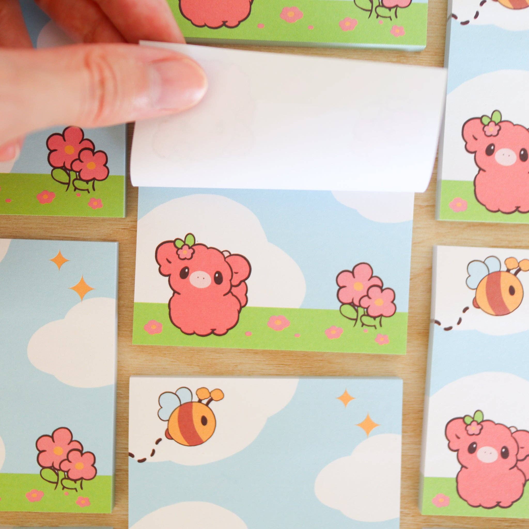 Fuwuffle Highland Cow Sticky Note