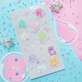 STICKII Pastel Galaxy Bears Sticker Sheet