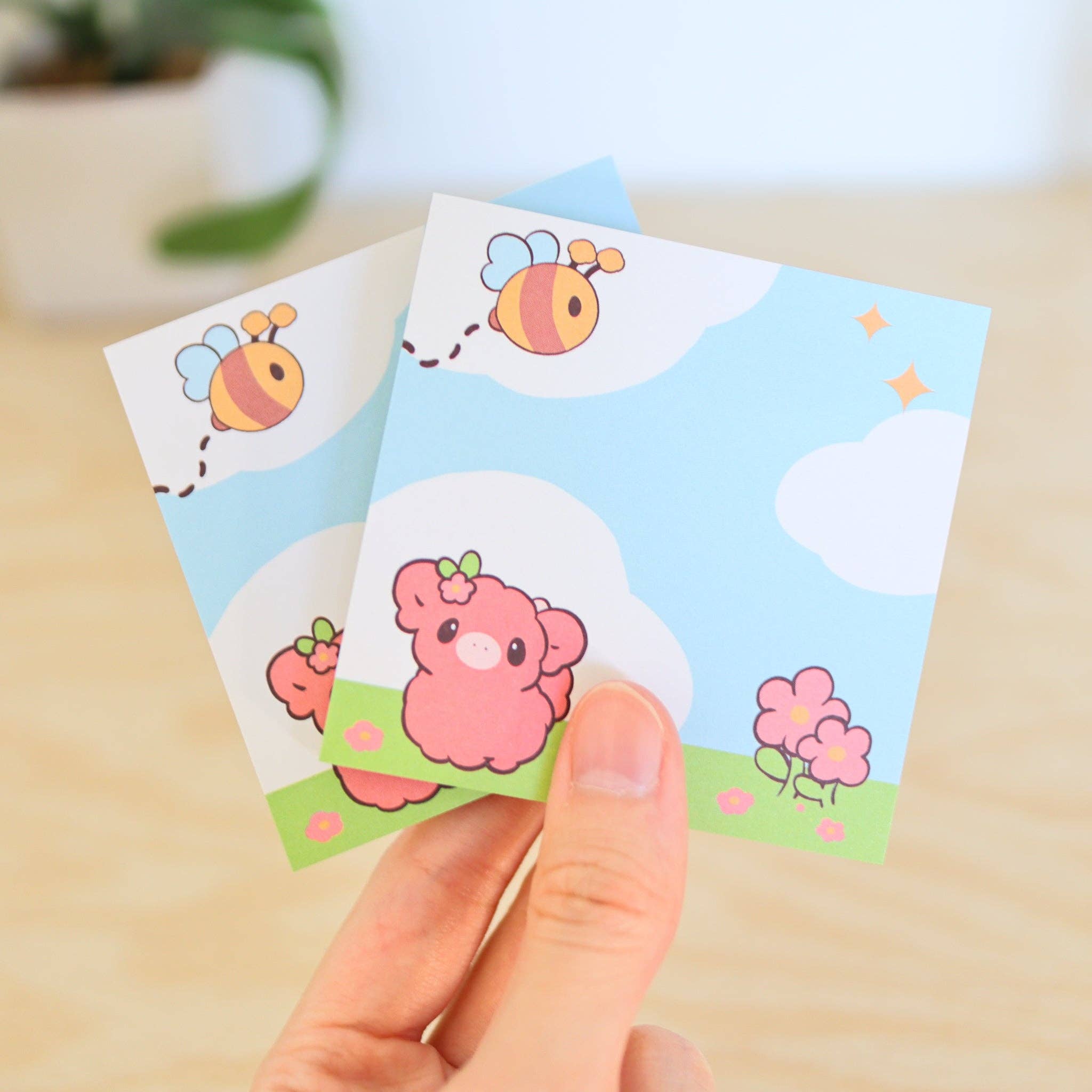 Fuwuffle Highland Cow Sticky Note