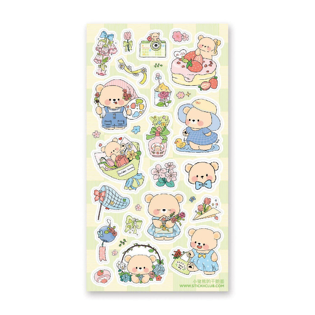 STICKII Blossom Bears Sticker Sheet