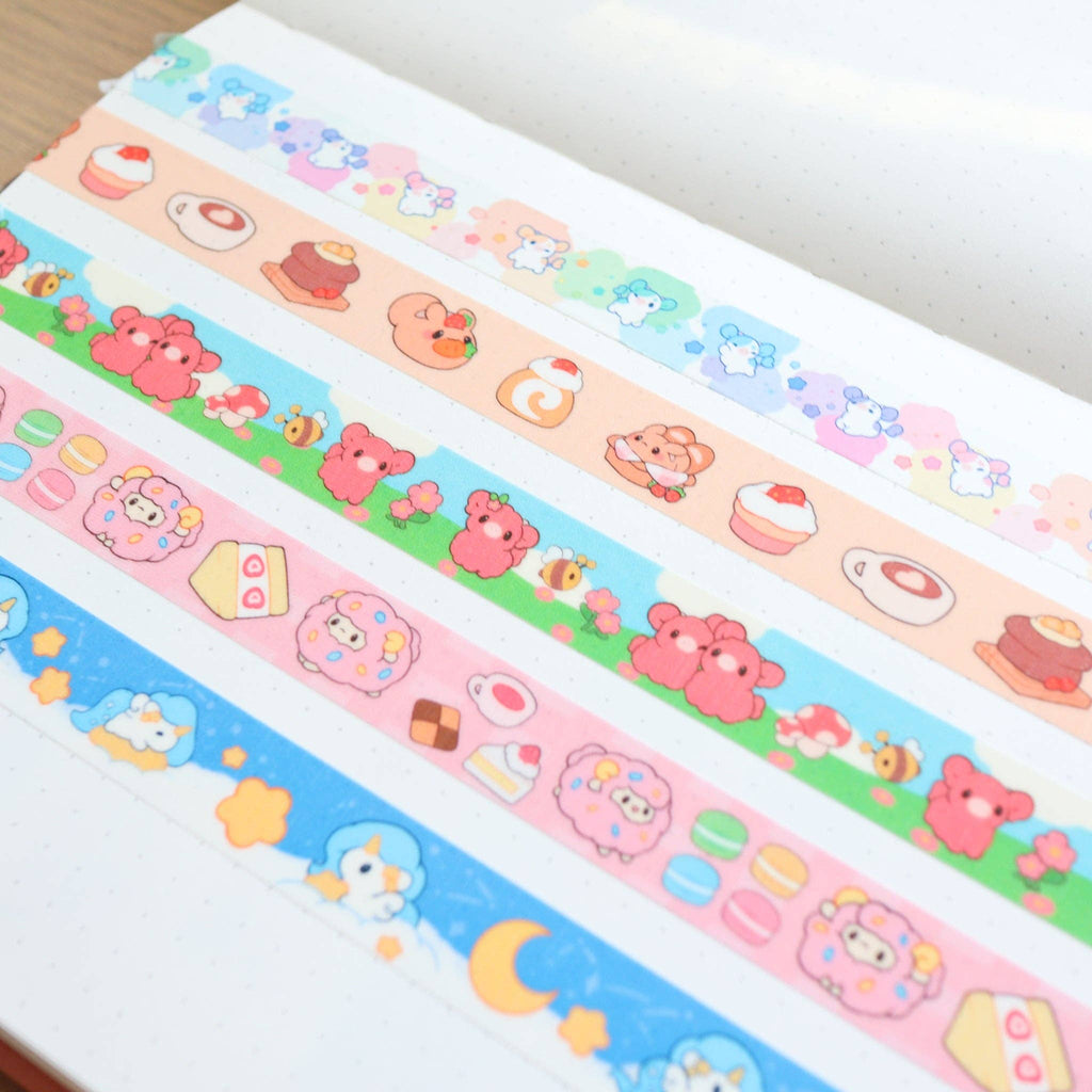Fuwuffle Highland Cow Washi Tape