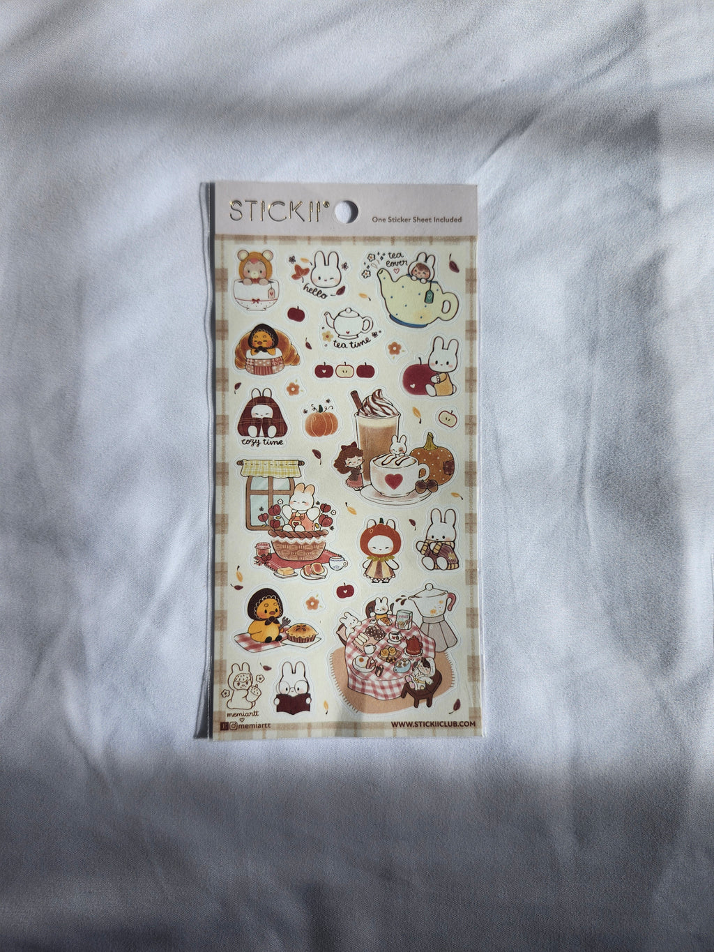 STICKII Bunny Tea Time Sticker Sheet