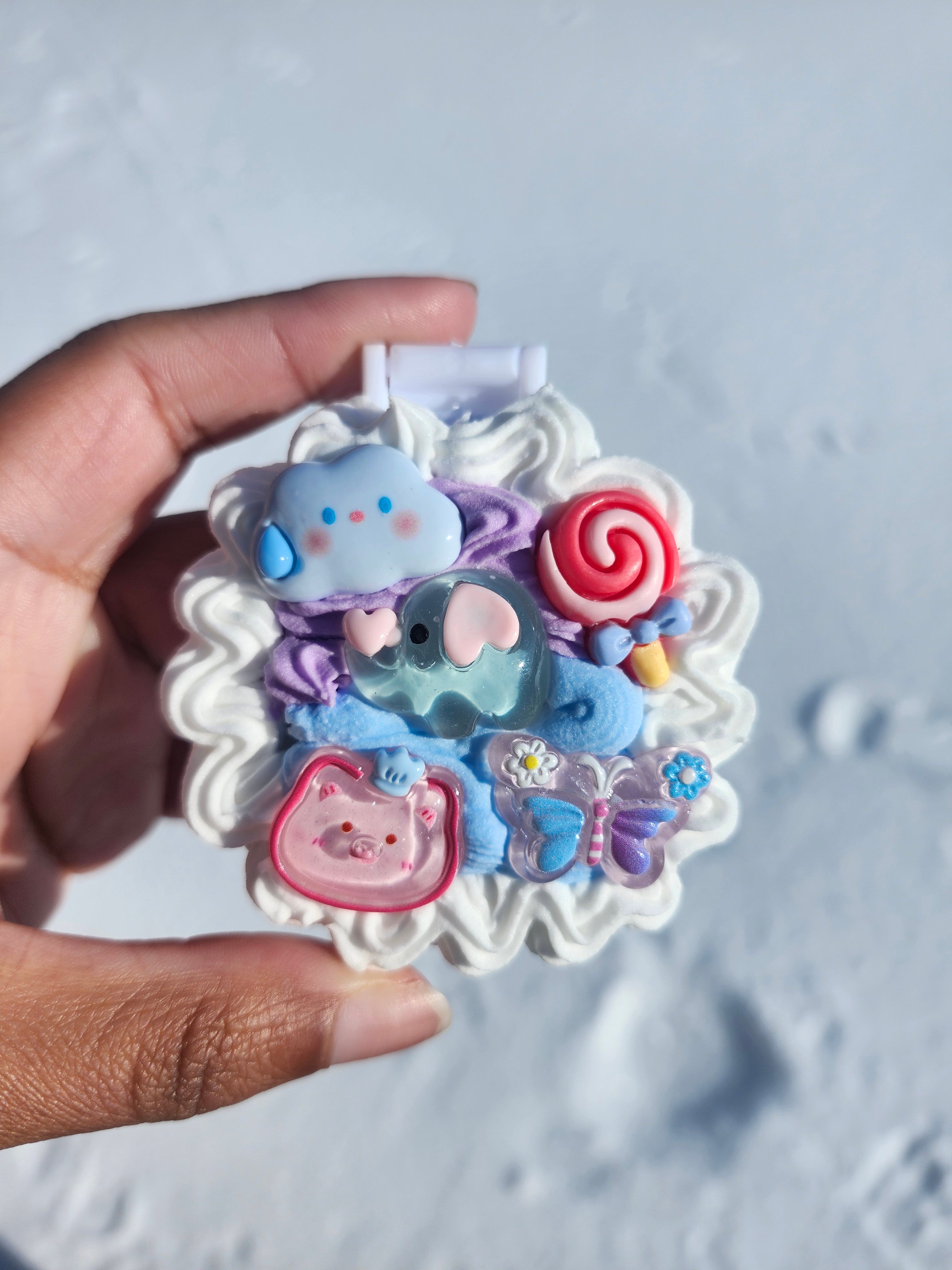 Blue Kawaii Deco Mirror