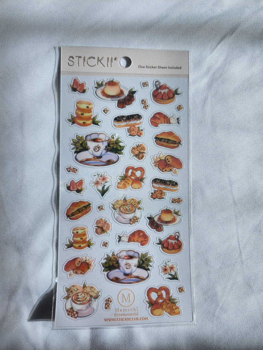 STICKII Golden Bakery Treats Sticker Sheet