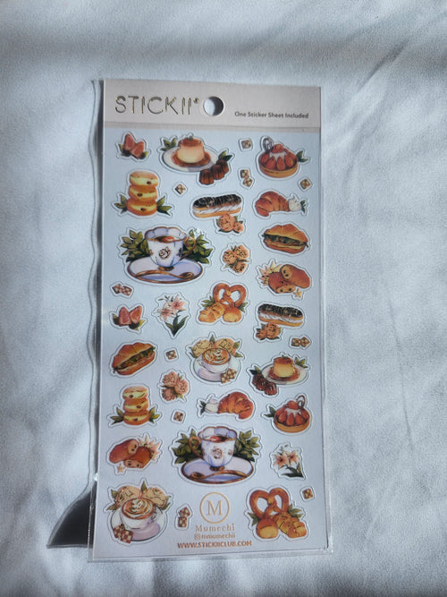 STICKII Golden Bakery Treats Sticker Sheet