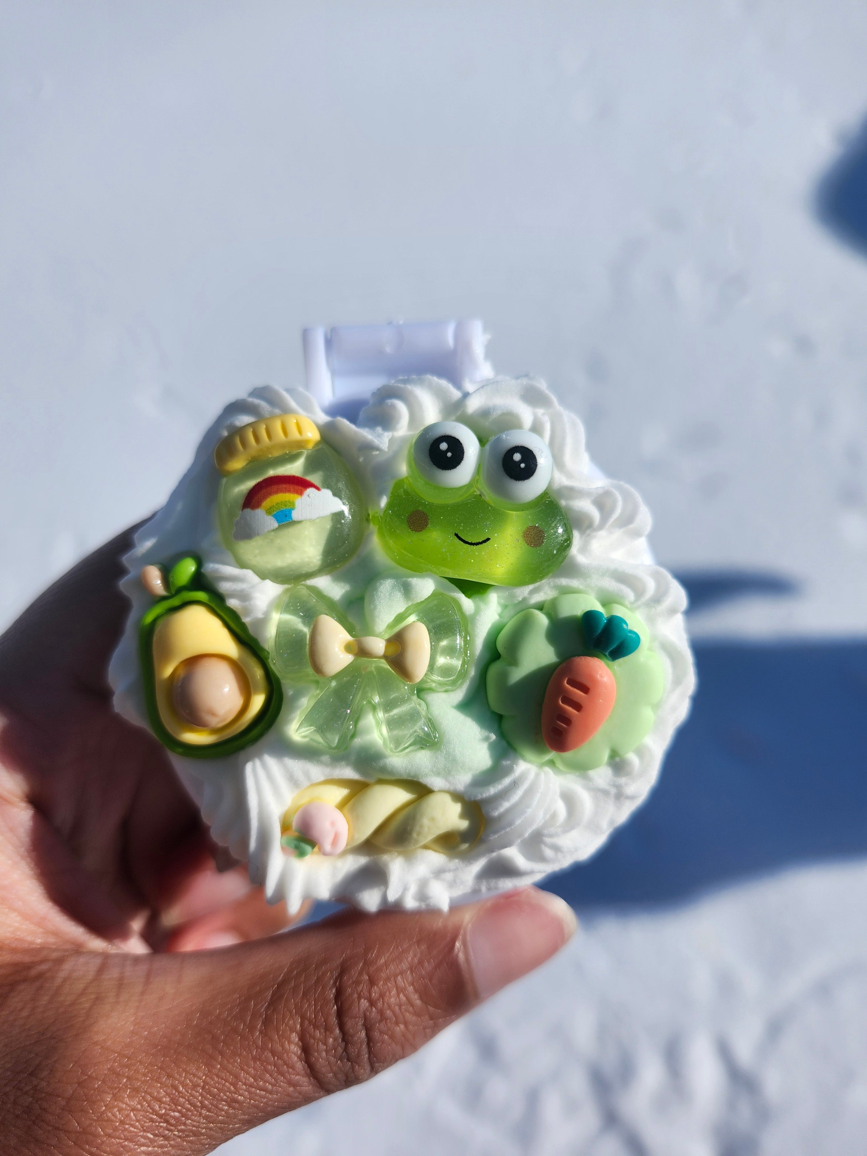 Green Kawaii Deco Mirror