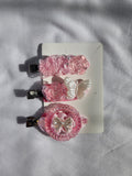 Pink Decoden Hair Clips