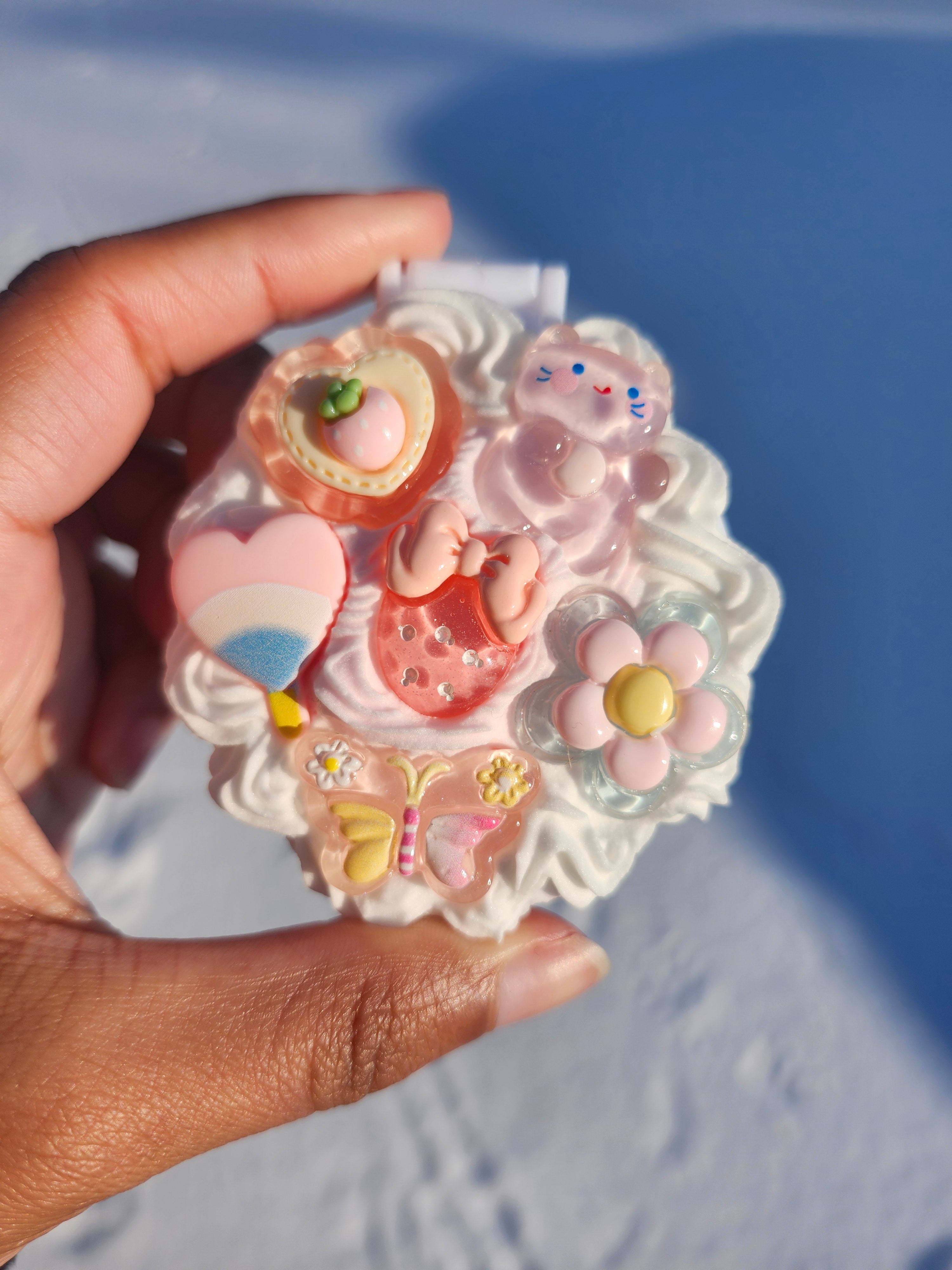 Pink Kawaii Decoden Mirror