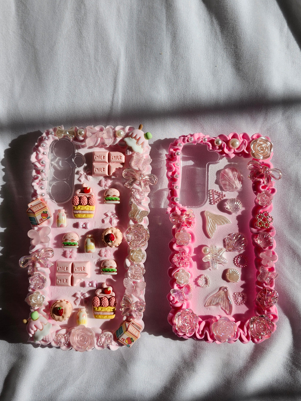 Custom Pink Mermaid Core Decoden Phone Case
