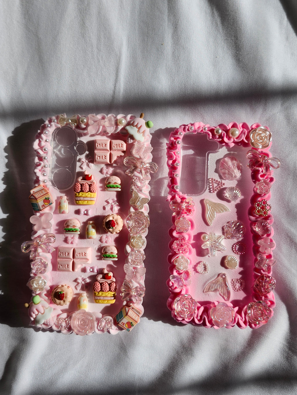 Custom Pink Mermaid Core Decoden Phone Case
