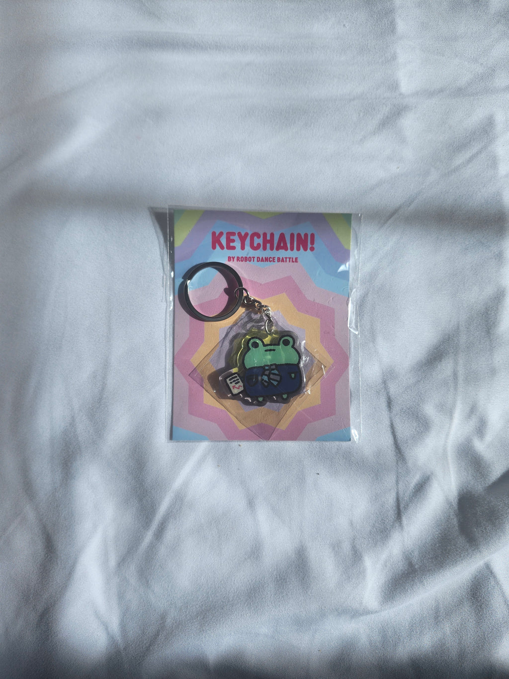 Bizness Frog Acrylic Keychain