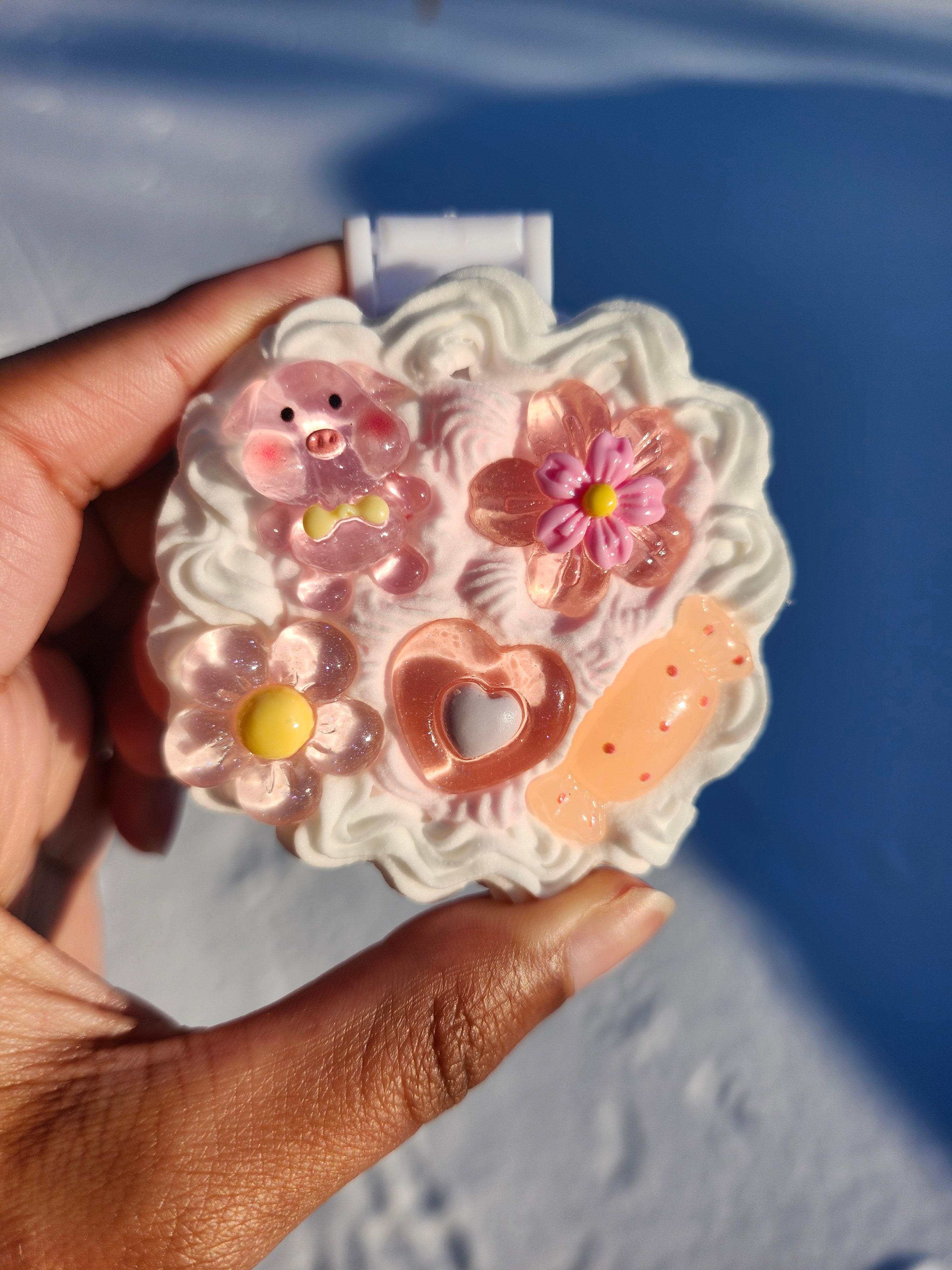 Pink Kawaii Decoden Mirror