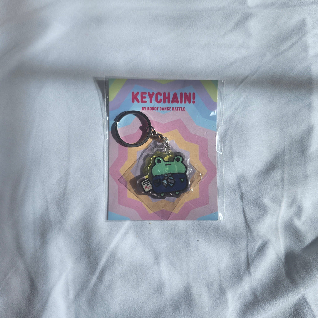 Bizness Frog Acrylic Keychain