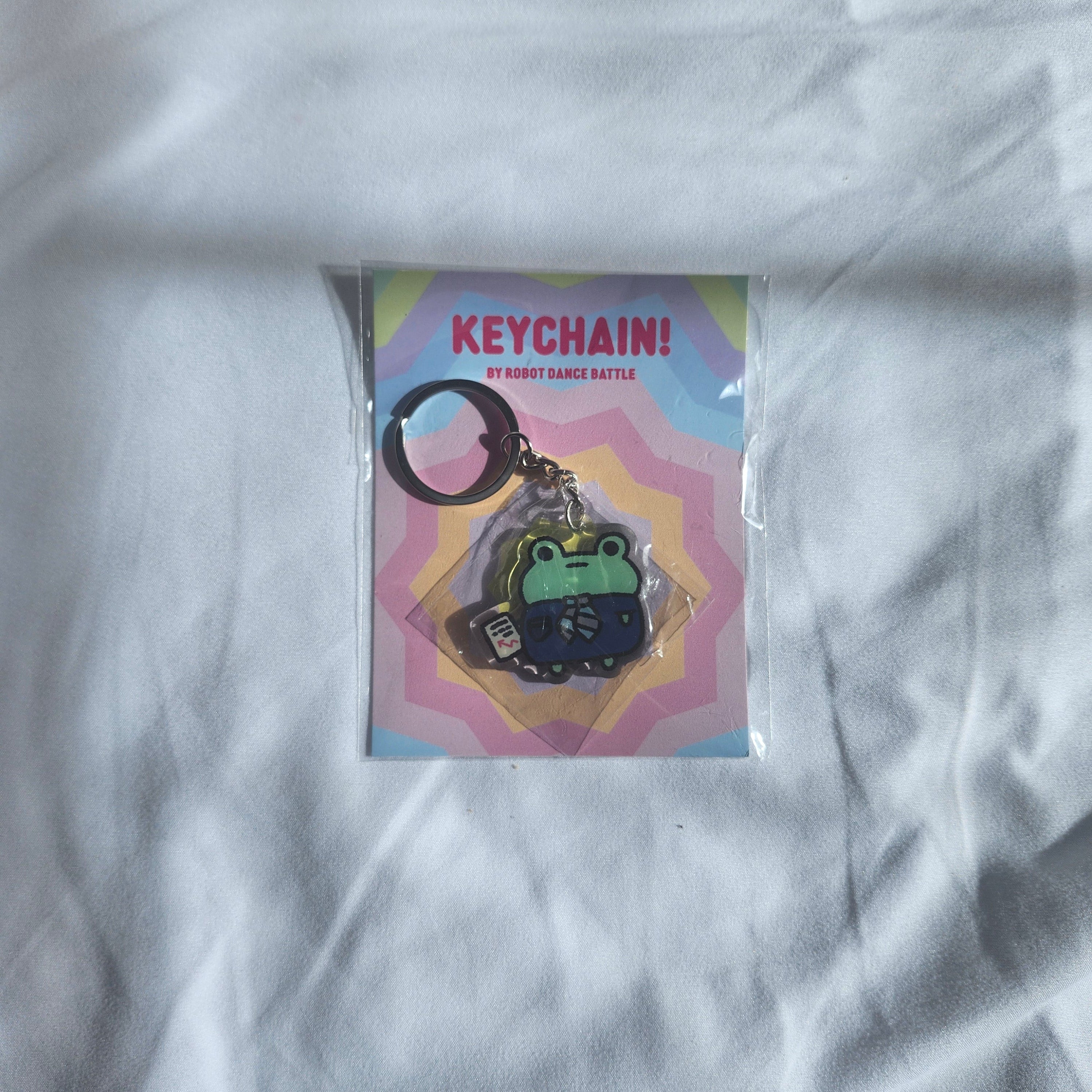 Bizness Frog Acrylic Keychain