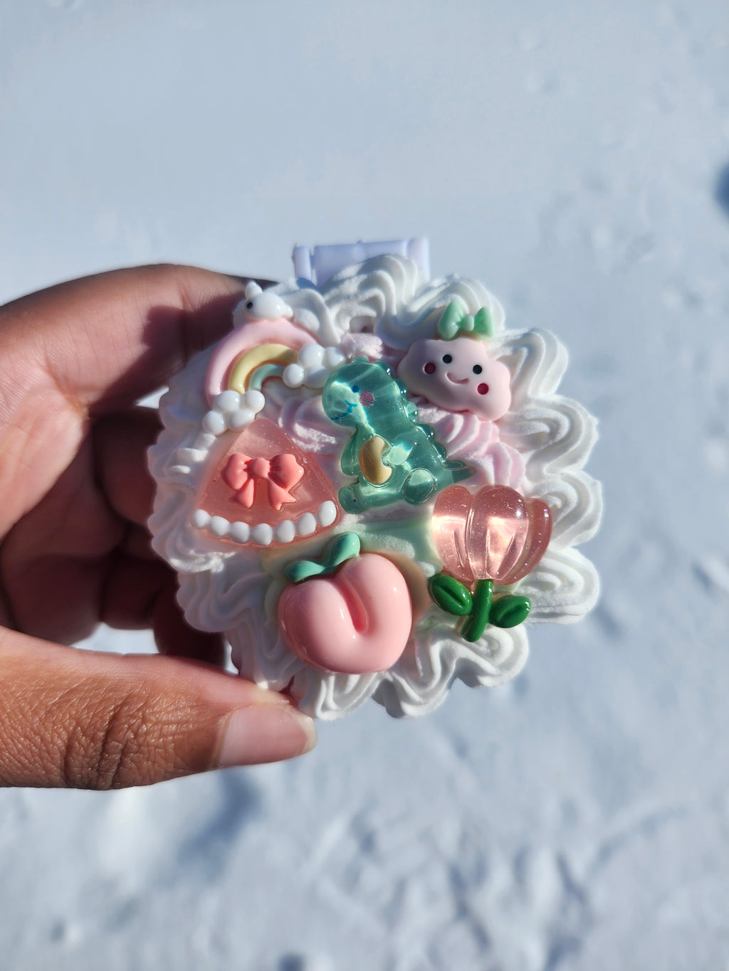 Pink Kawaii Decoden Mirror