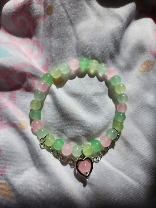 Kiwi Crush Heart Bracelet
