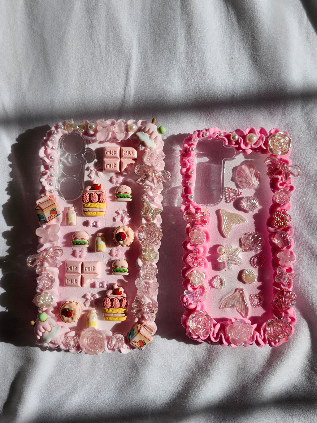 Custom Pink Mermaid Core Decoden Phone Case