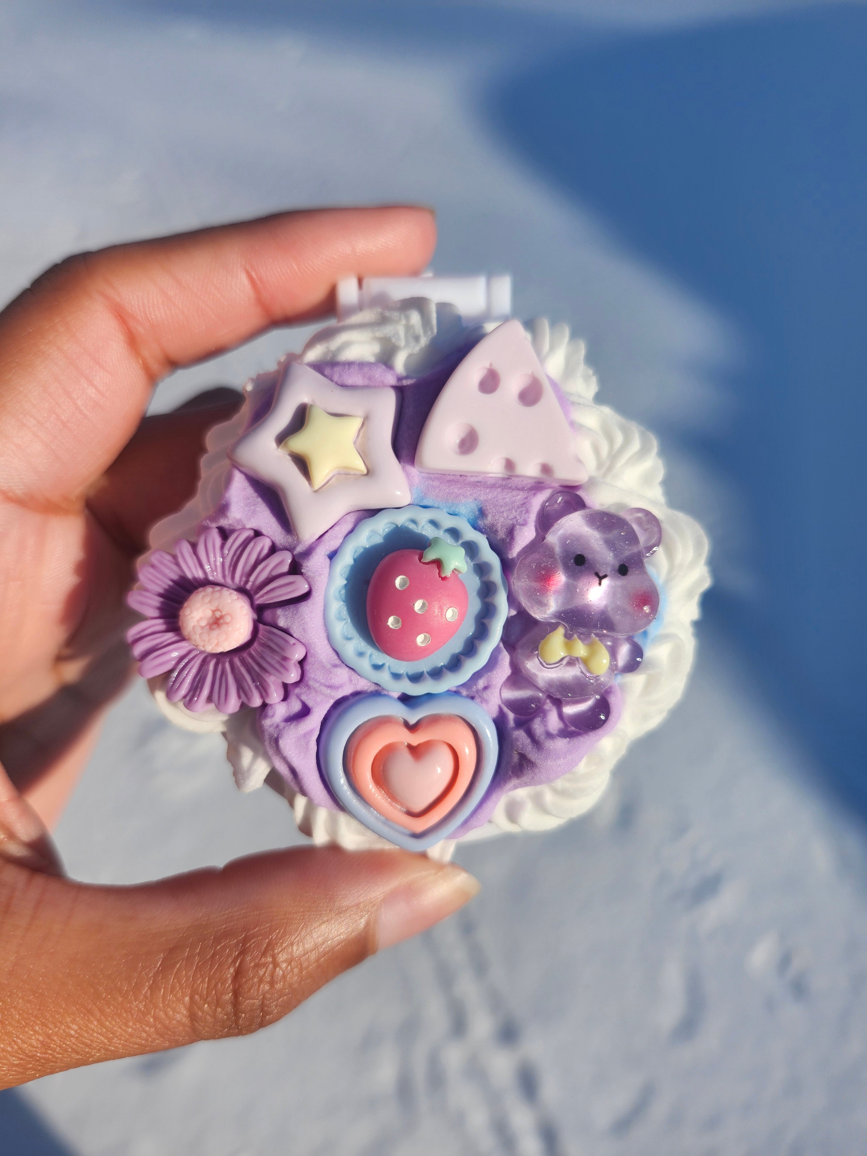 Purple Kawaii Deco Mirror