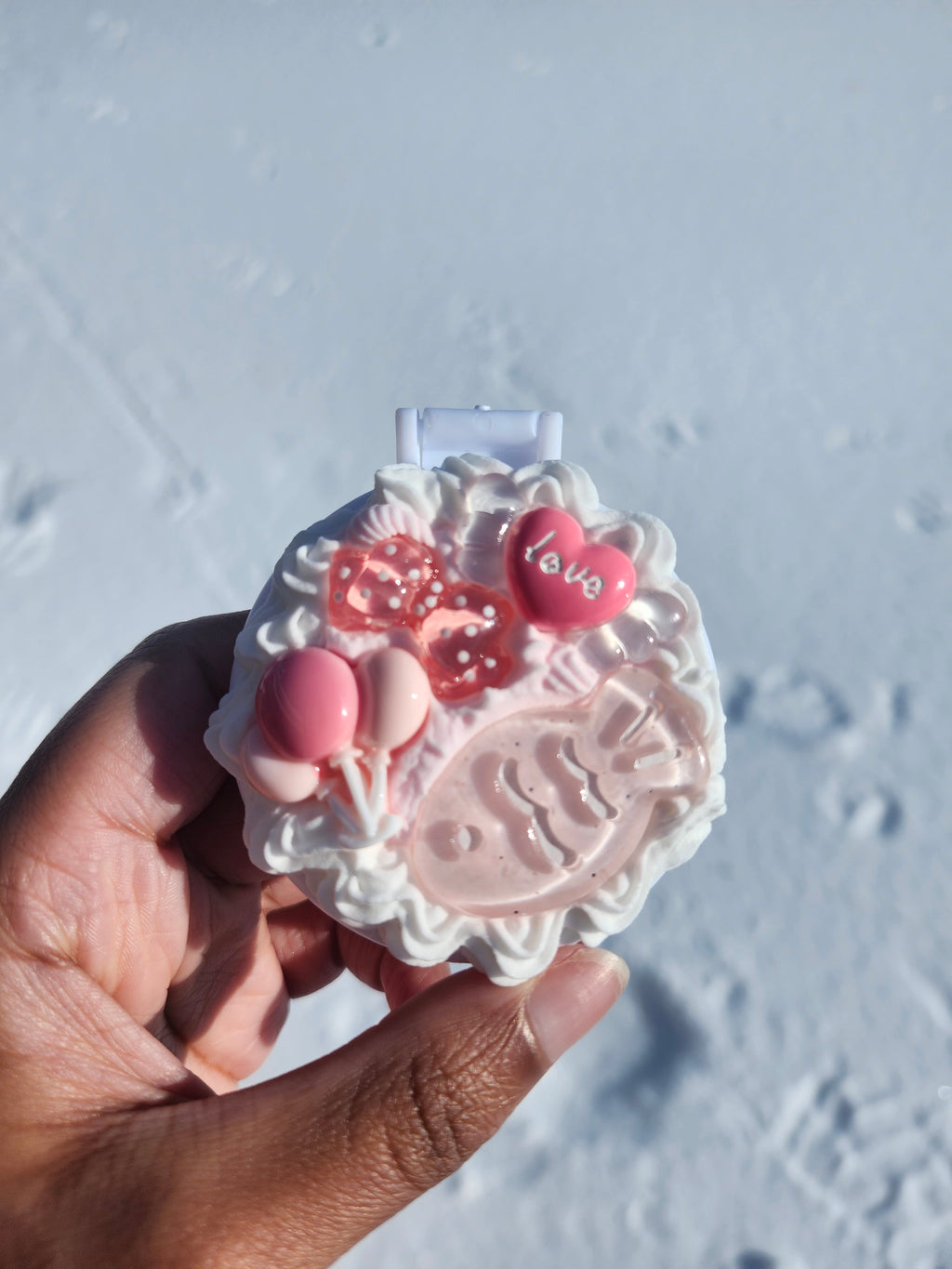 Pink Kawaii Decoden Mirror