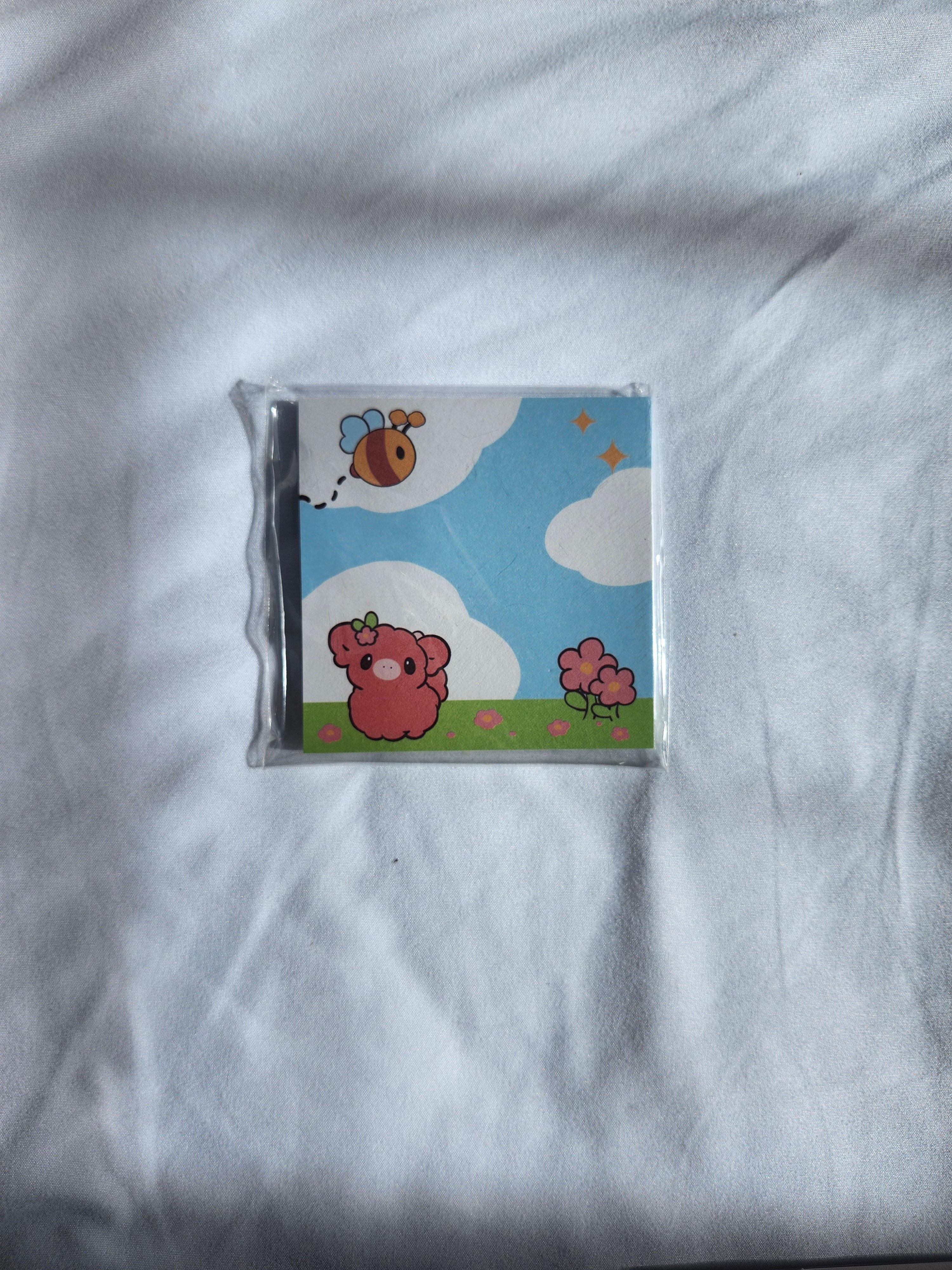 Fuwuffle Highland Cow Sticky Note