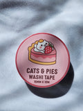 Cats & Pies Washi Tape