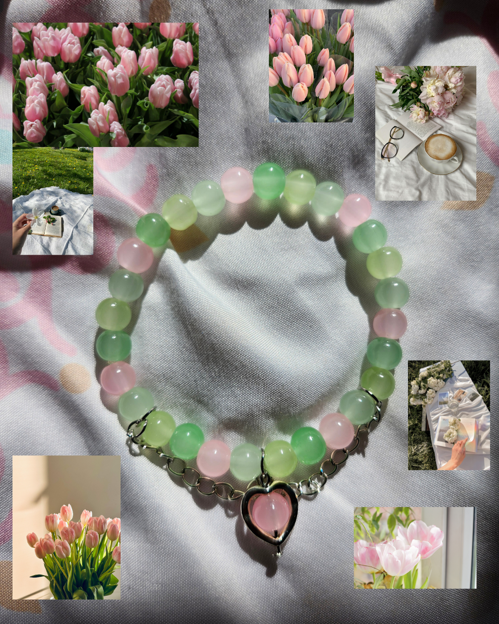 Kiwi Crush Heart Bracelet