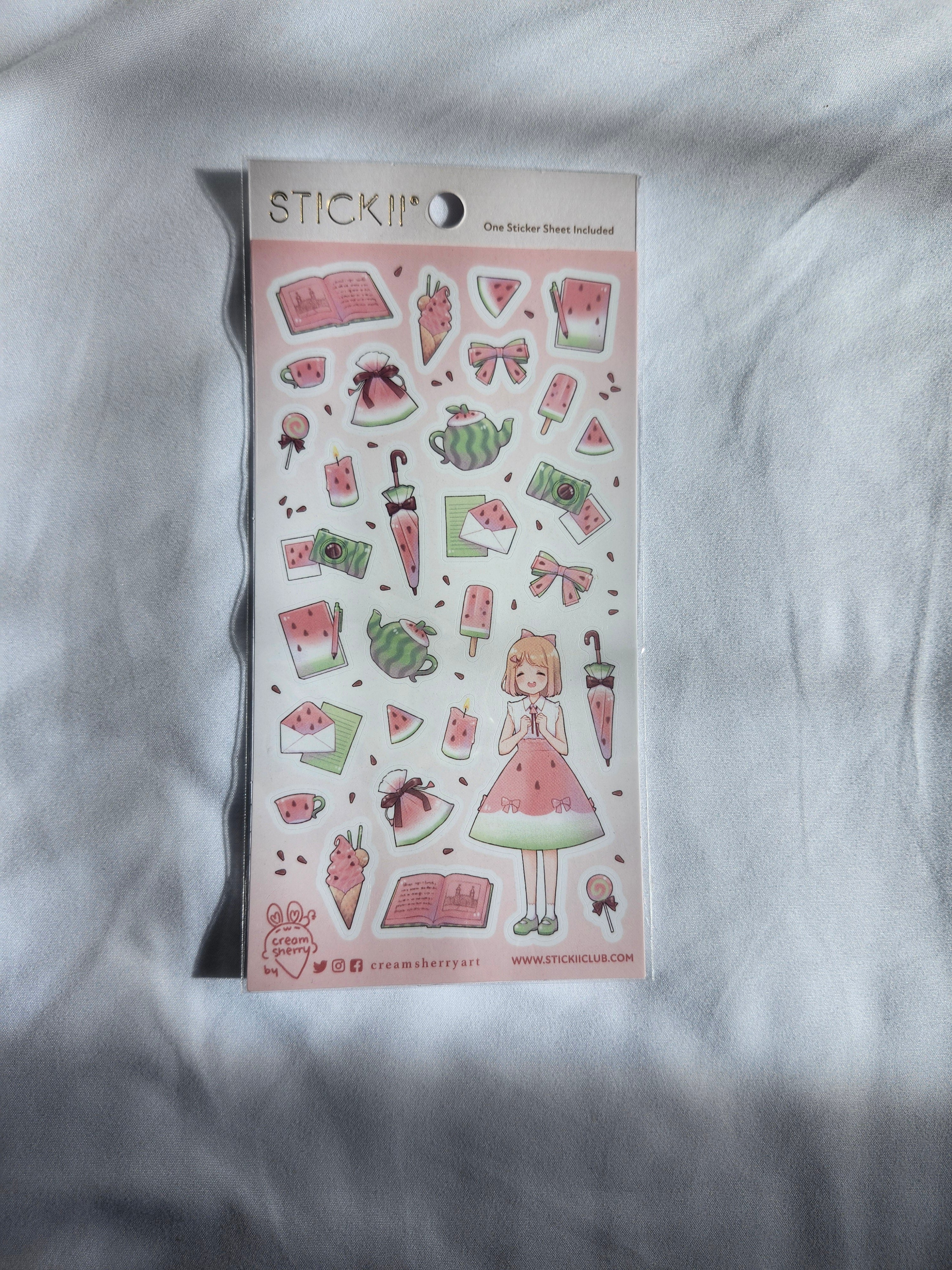 STICKII Sweet Watermelon Sticker Sheet