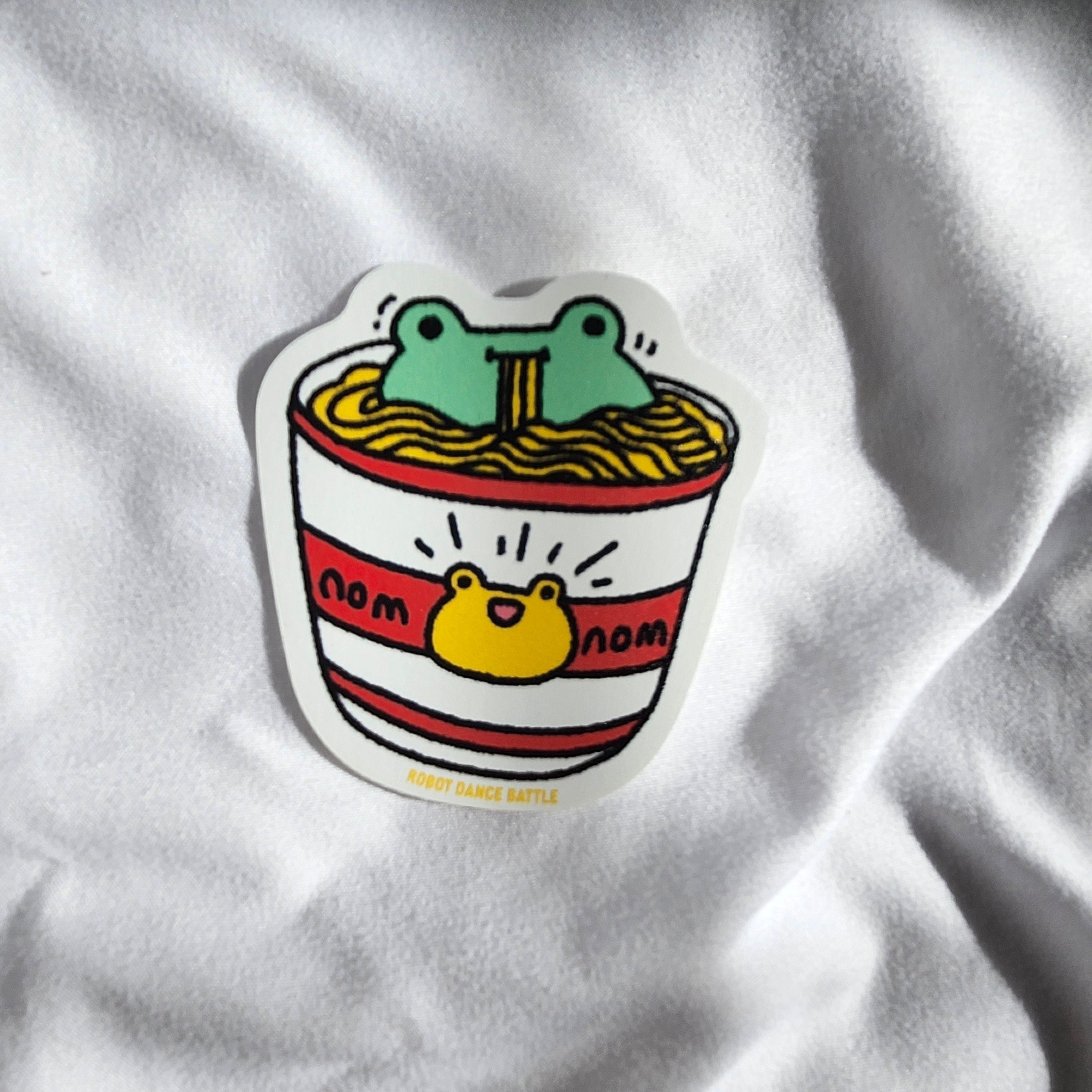 Instant Ramen Frog Sticker