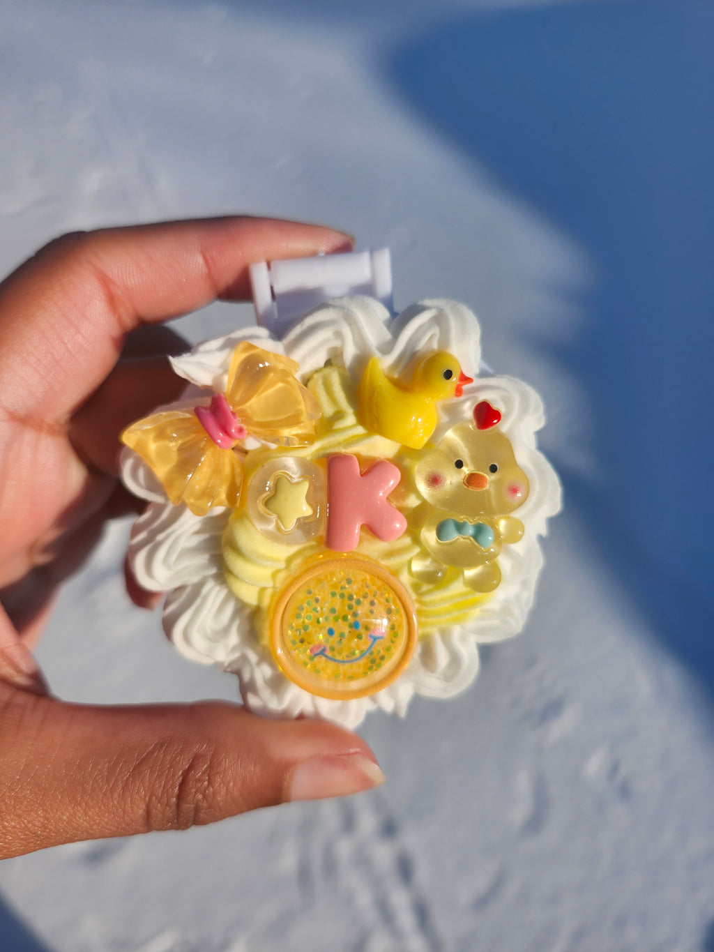 Yellow Kawaii Deco Mirror