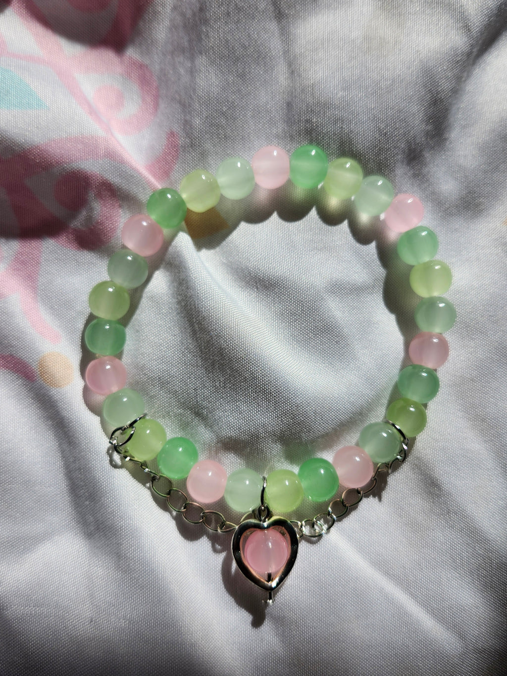 Kiwi Crush Heart Bracelet