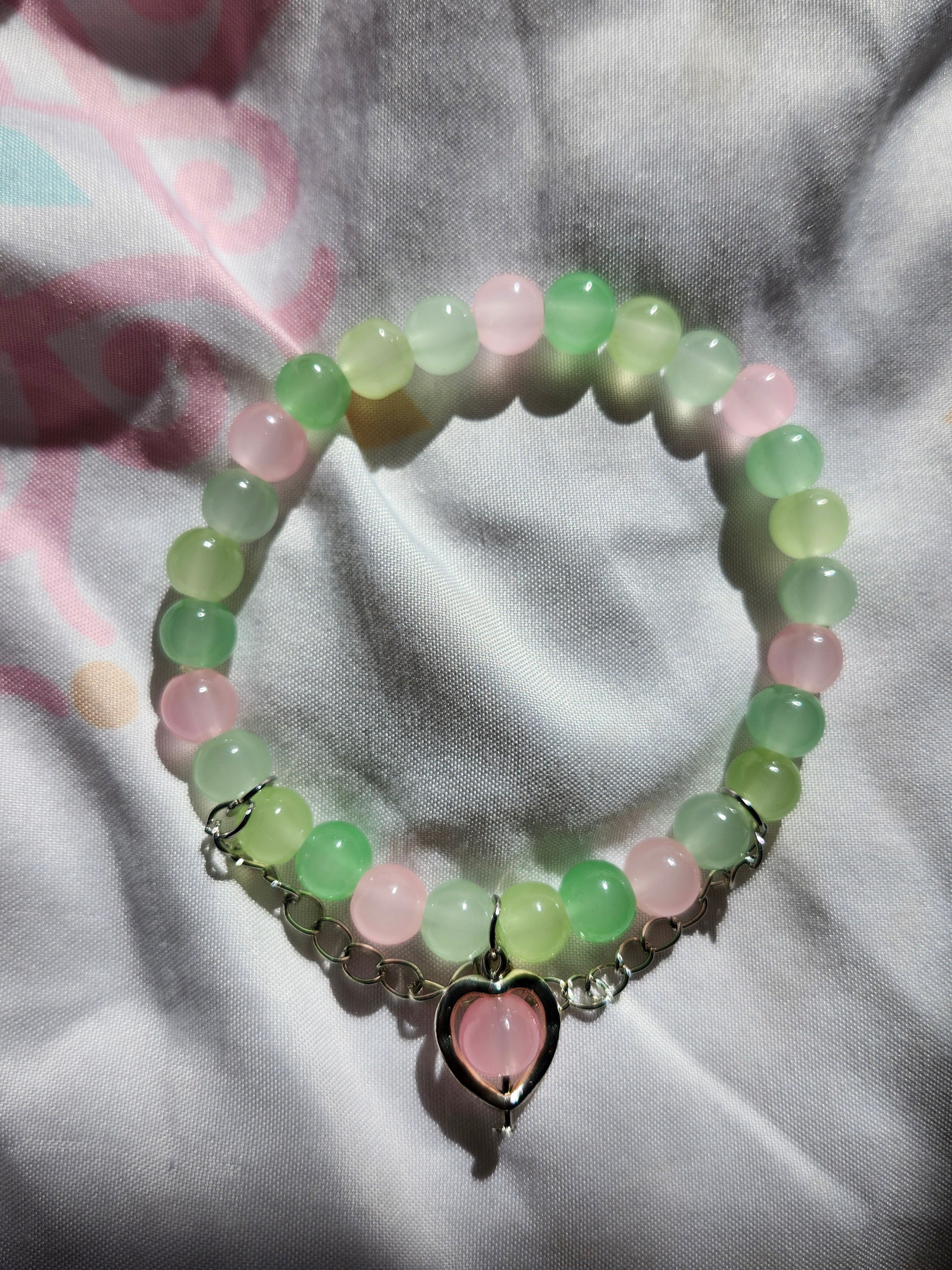 Kiwi Crush Heart Bracelet
