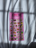 A Sweet Day Glitter Planner Sticker Sheet