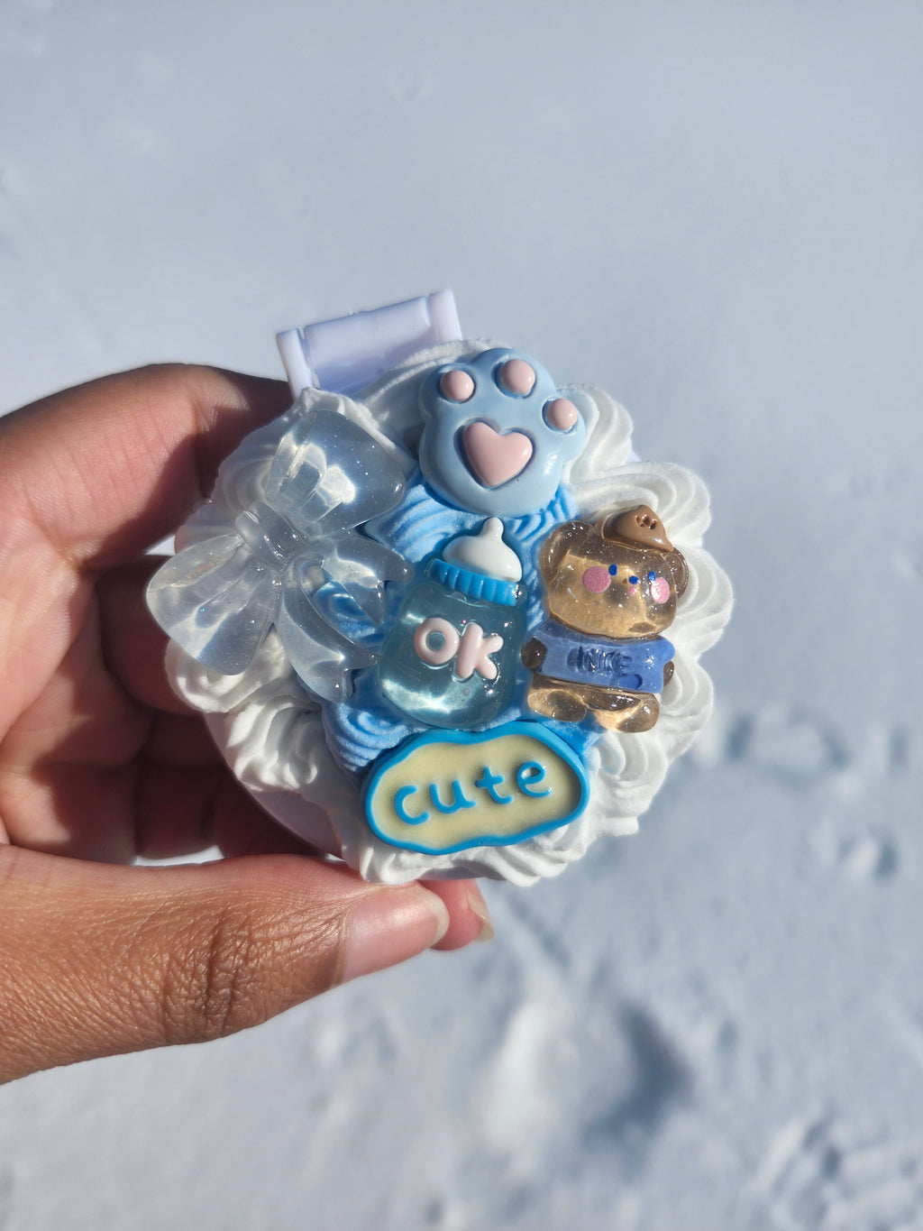 Blue Kawaii Deco Mirror