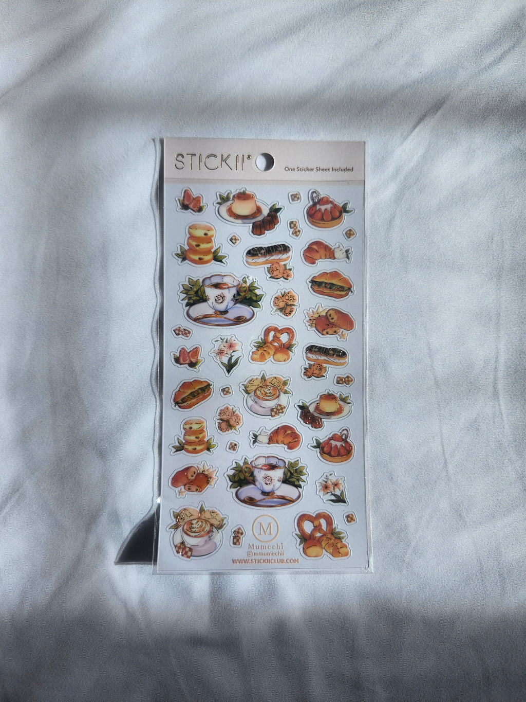 STICKII Golden Bakery Treats Sticker Sheet