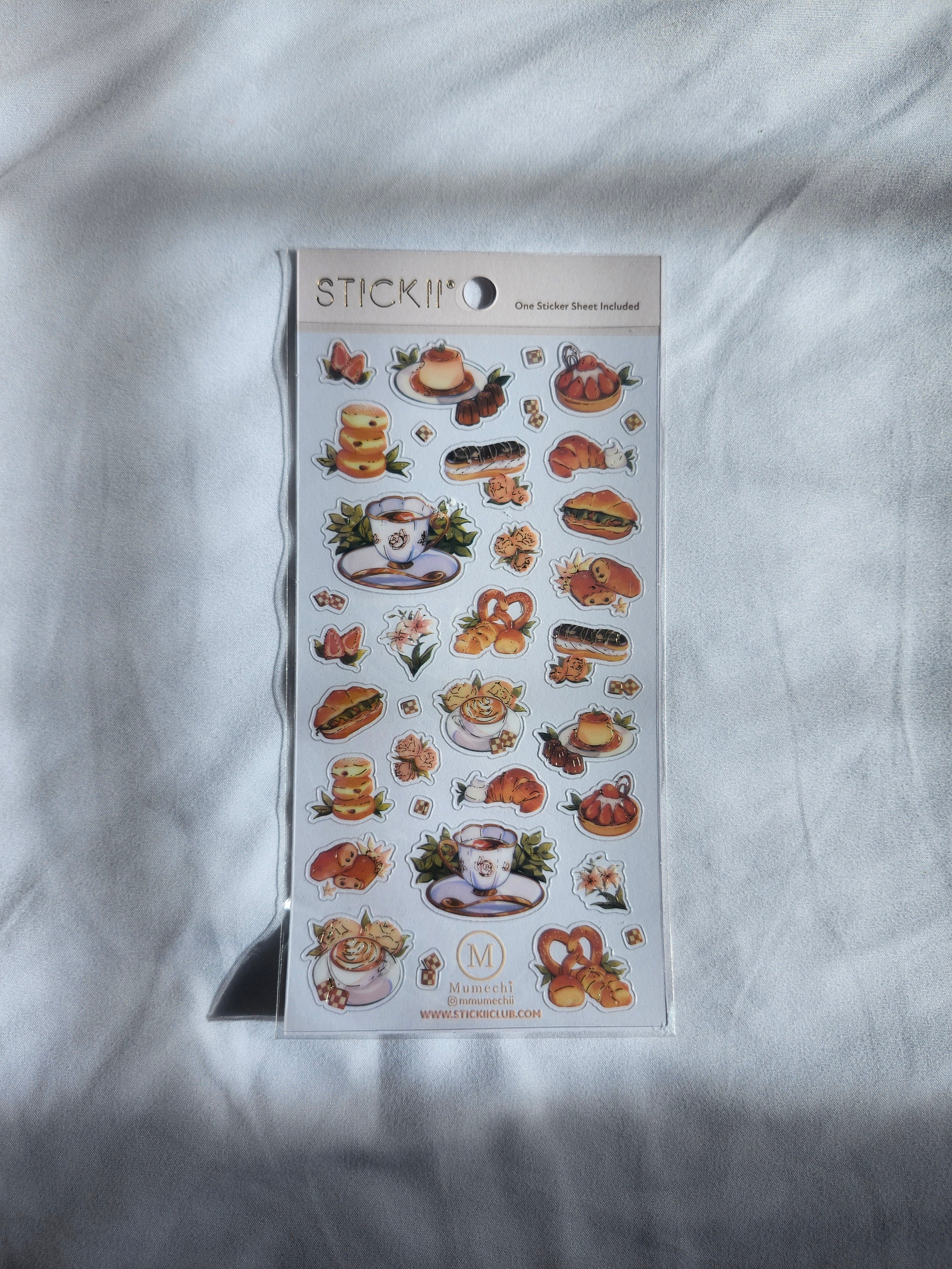 STICKII Golden Bakery Treats Sticker Sheet